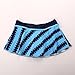 Chrysea Big Girls' Swimwear Striped Skirt Two-piece Swimsuits (16, Sky Blue)