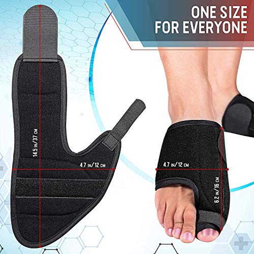 RAYNA GAMES Bunion Corrector and Bunion Relief - Orthopedic Bunion Splints Big Toe Straightener for Hallux Valgus - Elastic and Adjustable Turf Toe Brace Effective Treatment for Women and Men - Thumbnail 4
