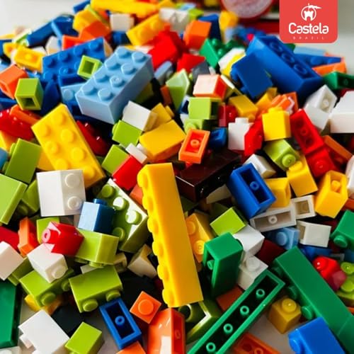 Brinquedo Blocos De Montar Educativo 1000 Peças Castela