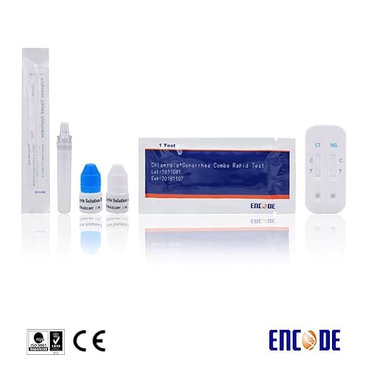 Chlamydia & Gonorrhea Rapid Home Test Kit (No Lab Test Required, Discrete Packaging)