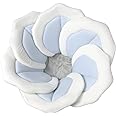 TOFOAN Baby Bath Pad for Infant Bathtub Sink Flower Mat Tub Little Lotus - Petal Soft Supports Lounger Newborn Bathing Insert Seat Baby Essentials - Baby Gifts - 31" (Blue)