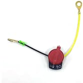On-Off Power Kill Switch 2-Wire Shutdown Switch | Fit for Harbor Freight Predator 212cc 6.5HP 168F 170F 188F 190F Gas Gasoline Engine Water Pump Micro Tiller Cutting Machine