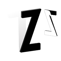 12 Inch Self Adhesive House Numbers, Acrylic Modern