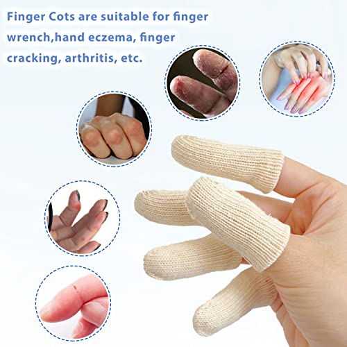 Evridwear 20PCS Premium Cotton Comfort Cushion Finger Toe Thumb Cot