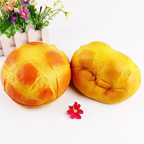 callm Squishies Style Slow Rising Squishy Toys 16cm Colossal Pineapple Bun Scented Squishies Kids Party Squishy Stress Reliever Toy for Kids Adult (Yellow)