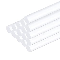 MECCANIXITY 12pcs Acrylic Round Rods 5/16" x