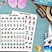 Life & Apples Planner Stickers for Productivity, Fitness, Holidays, Student, Mom, Work and Inspiration - 493 Variety Sticker Set for Monthly, Weekly, Daily Planners, Journals and Calendars