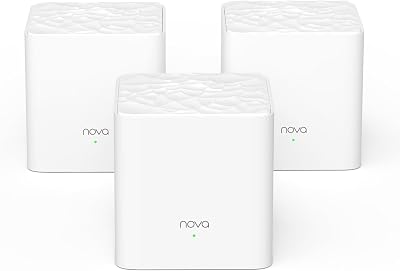 Tenda Nova MW3 Mesh WiFi System AC1200 Whole Home Dual Band 3-Pack White