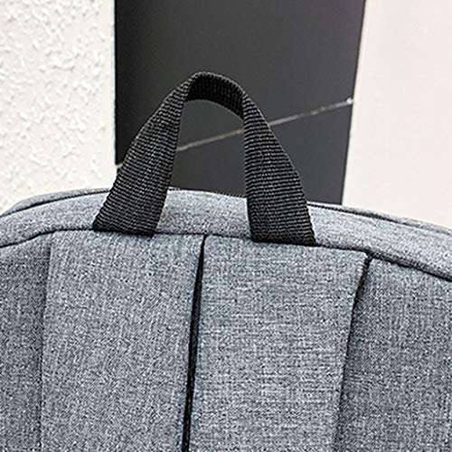 DreamedU Women Ladies Computer Backpack Shoulder Notebook Bag Business Casual School College (Gray) - Thumbnail 3