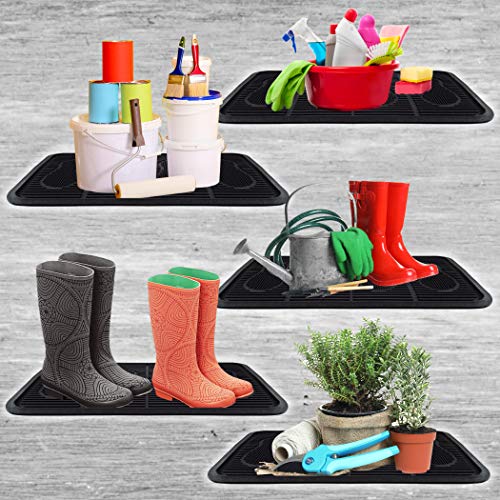 SafetyCare Rubber Shoe & Boot Tray MultiPurpose 24 x 16 Inches 2