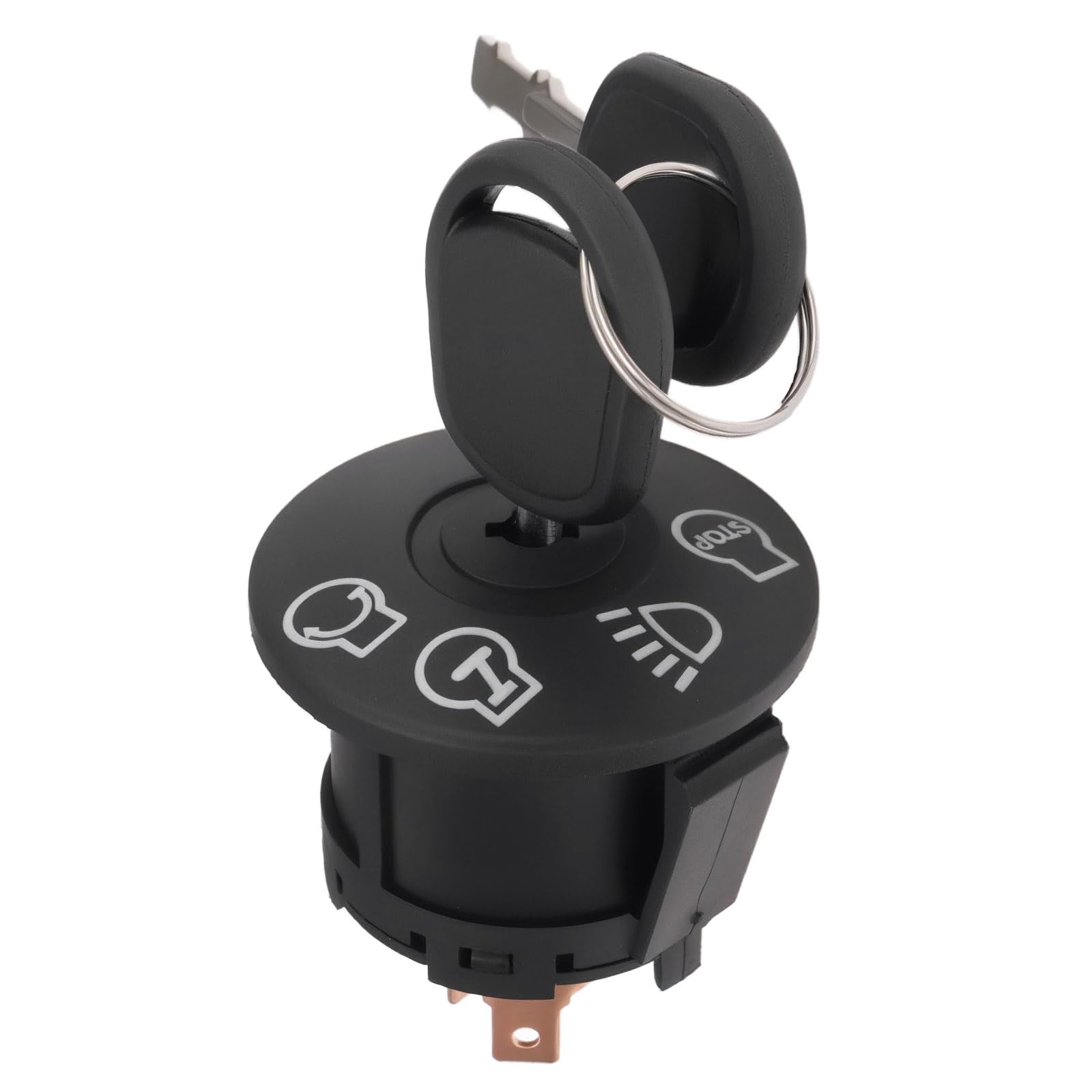 Create idea Lawn Mower Ignition Switch 4-Position 7-Terminals Starter Ignition Switch with Key Compatible with Cub Cadet Compatible with Husqvarna 532175566 175566 163968