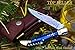 DKC Knives (46 6/18) DKC-783 Ocean Laguiole Damascus Steel Folding Pocket Knife 4 oz 8.5