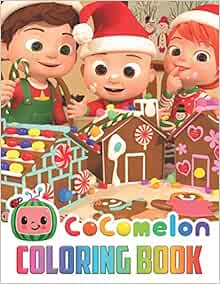 COCOMELON COLORING BOOK: MERRY CHRISTMAS COCOMELON COLORING BOOK