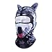 3D Animals Balaclava Face Mask - Neck Gaiter Warmer Ski Mask for Christmas Music Festival