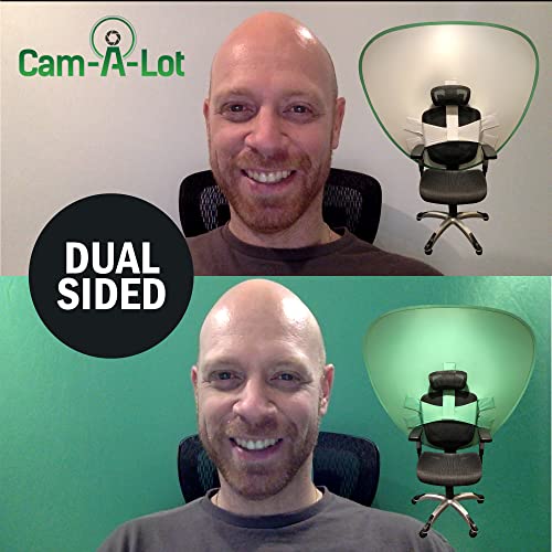 StreamScreen Dual Sided Green Screen for Chair Portable and