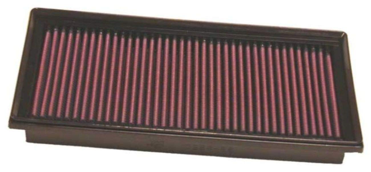K&N Engine Air Filter: High Performance, Premium, Washable, Panel Filter: 2001-2008 (Cordoba, Ibiza IV, Polo, Golf Plus, Golf V, Touran, Roomster, Fabia), 33-2850