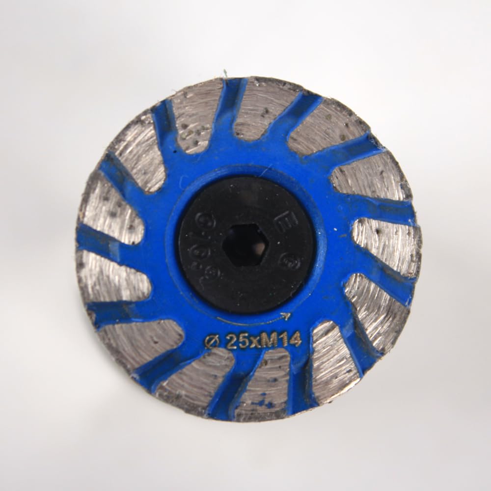 Klenbo 25mm Mini Diamond Saw BIade with Removable M14 FIange for Tile Granite Marble Stone Mini Diamond Cutting Disc Blade