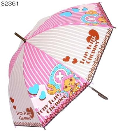 Amazon Co Jp ワンピース チョッパー ピンクストライプ Poeキャラ雨傘アニメキャラクター レイングッズ 雨具 おもちゃ