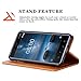 Nokia 8 Case,YEEGG Wallet Case for Nokia 8,PU Leather Flip Wallet Cover for Nokia 8 - (Brown)