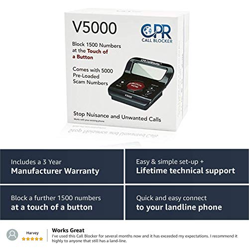 CPR Guardian II Smartwatch and CPR V5000 Call Blocker for Landline Phones Bundle Pack - Thumbnail 3