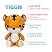 Bellzi Orange Tiger Cute Stuffed Animal Plush Toy - Adorable Soft Tiger Toy Plushies and Gifts - Perfect Present for Kids, Babies, Toddlers - Tiggri