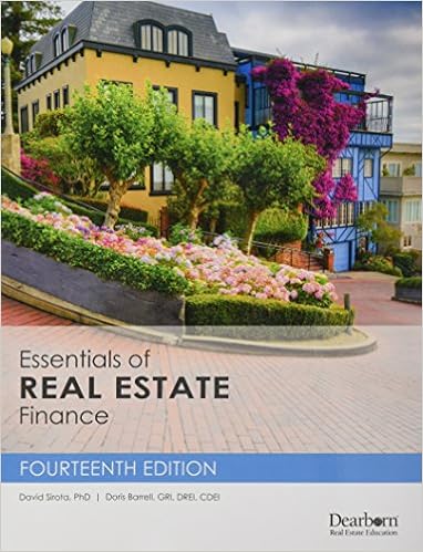 Amazon Com Essentials Of Real Estate Finance 9781475428391 Sirota David Ph D Barrell Doris Books
