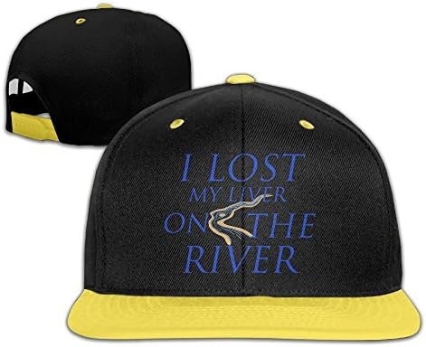 SIMG I Lost My Liver On The River Baseball Adjustable Hip Pop Cap Hats Unisex,Children,KidYellow