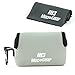 MegaGear ''Ultra Light'' Neoprene Camera Case Bag with Carabiner for Canon PowerShot SX720 HS, SX610 HS, SX600 HS (Grey)