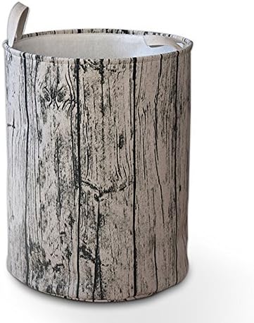 TISSA Storage Basket, Tree Stump Shape Storage Bins&amp;Box, 22" x 16" Extra Larger Version Laundry Hamper for Bedroom Washing Room