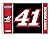 Kurt Busch #41 2016 3x5 DRIVER NUMBER Flag w/grommets Outdoor Banner Nascar Racing