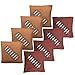 SPORT BEATS Cornhole Bags All Weather Set of 8 for Cornhole Toss Games-Regulation Weight & Size-Includes Tote Bags (Football)