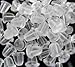 YOYOSTORE 100 Lot 3mm X 12mm Plastic Clear Invisible Plastic Blank Earring Pins Post Back Stud Findings Pad Nickel Free Flat Base with Posts Studs Findings