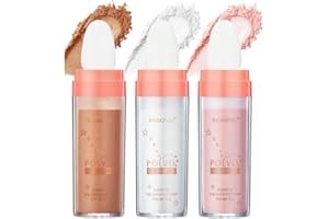 SOKGO Highlight Polvo De Hadas, Fairy Highlighter Powder, Brightening Whole Body, Natural Three-Dimensional Face Contouring Clavicle Pat Powder, Highlighter Makeup (3 Colors)