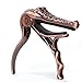 A007G/PB Aligater Shape Aluminum Alloy Acoustic Folk Guitar Capo Bronze