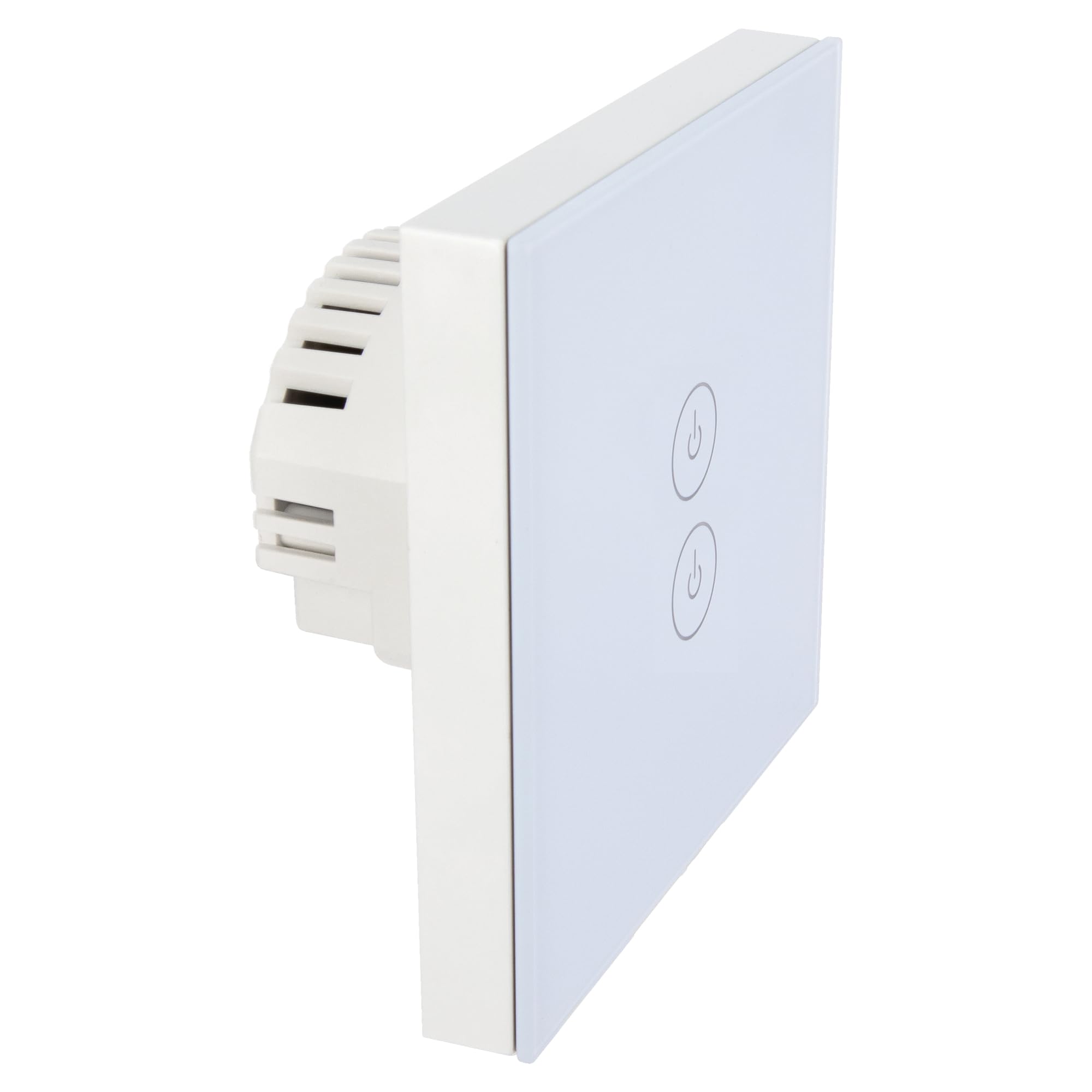 TCP Smart Wi-Fi Double Wall Switch, White