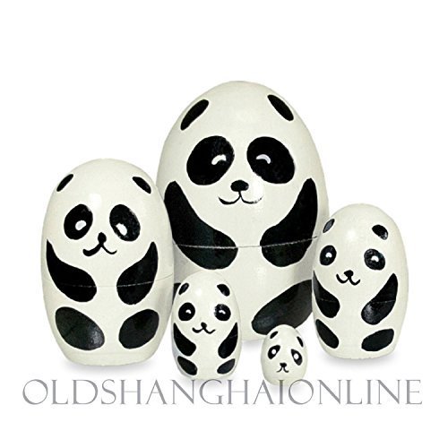 Wood Nesting Doll - Panda