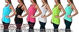 Sofra Women's Loose Fit Tank Top Relaxed Flowy Asst (Small, Asst 6 Pk Random)