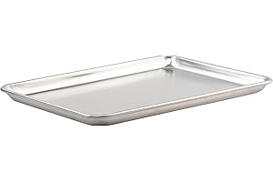Winco Commercial-Grade Aluminum Sheet Pan, 18 Gauge, 1/2 Size
