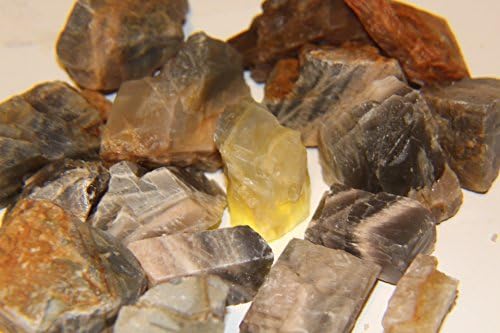 1100ct (1/2lb) MOONSTONE Natural Rough Mine Run Stone of Inner Growth &amp; Strength