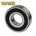 10-PIECES 608-2RS Ball Bearing 8x22x7mm, Rubber Sealed Deep Groove By Jeremywell