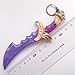 Generic Dota 2 Keychain Lothar's Edg Purple Alloy 12cm Knife Model Keychain