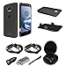 mstechcorp Moto Z Force Droid Case, Heavy Duty Holster Hybrid Defender Armor Case Cover with Kickstand and Belt Swivel Clip for Motorola Moto Z Force Droid - with Accessories (Slim Shell)