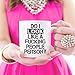 MAUAG Coffee Mug Cup, White 14 Oz