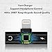 Splitter Compatible with iPhone 7, 7 Plus, 8, 8 Plus, X, iPad,iPad Pro, 2 in 1 Dual Headphone Jack Audio + Charge Cable Adapter,Work with iOS 12 or Later, Sync,Music Control