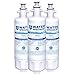Waterspecialist 469690 ADQ36006101 Refrigerator Water Filter, Replacement for LG® LT700P®, Kenmore® 9690, ADQ36006102, 46-9690, LFXS30766S, WSL-3, FML-3, RFC1200A, Pack of 3