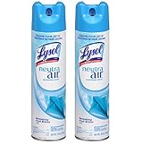 Lysol Neutra Air Sanitizing Spray, Air Freshener, Revitalizing Fresh Breeze, 16 oz, 2 Pack