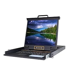 8-Port VGA Rack Mount KVM Console, 19" Rackmount