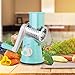 Lijade Multifunctional Rotary Mandoline Slicer Grinder,Vegetable Chopper,Nut Cheese Shredder,Cabbage Veggie Cutter with Round Graters Kitchen Chopping Tool