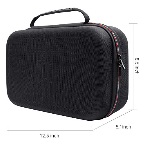 Carrying Case for Nintendo Switch - Deluxe Hard Shell Travel Storage Case for Switch Console, Switch Dock, AC Adapter, HDMI Cable, Pro Controller and 10 Game Cartridges - Thumbnail 4