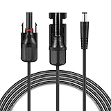 MC4 Connector Solar Panel Adapter Cable to DC 5.5mm x 2.1mm for Portable Gnenerator